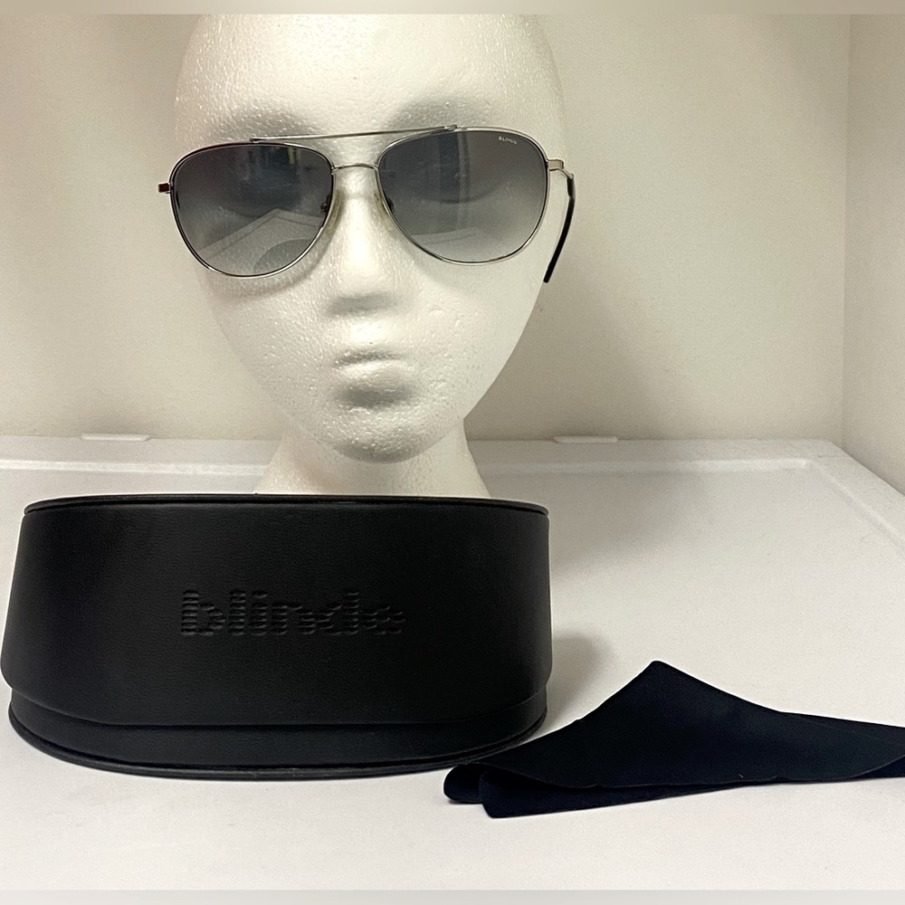 Blind b5256102 Polarized Sunglasses Stainless Steel Frame Gradated Lenses